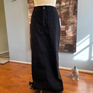 Colette Maxi Skirt by Maeve, Anthropologie Medium Black